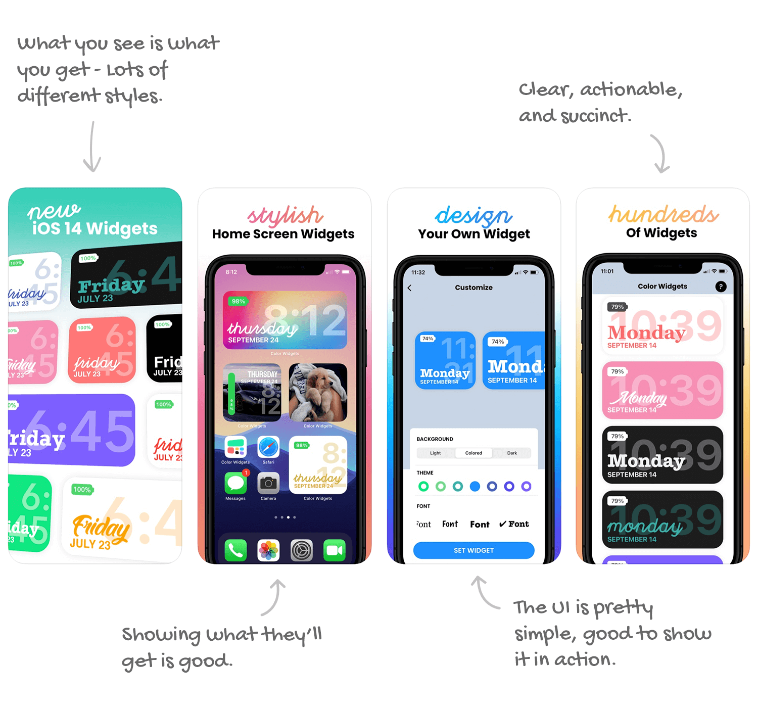 Color Widgets for iOS Screenshot Analysis by Appfigures